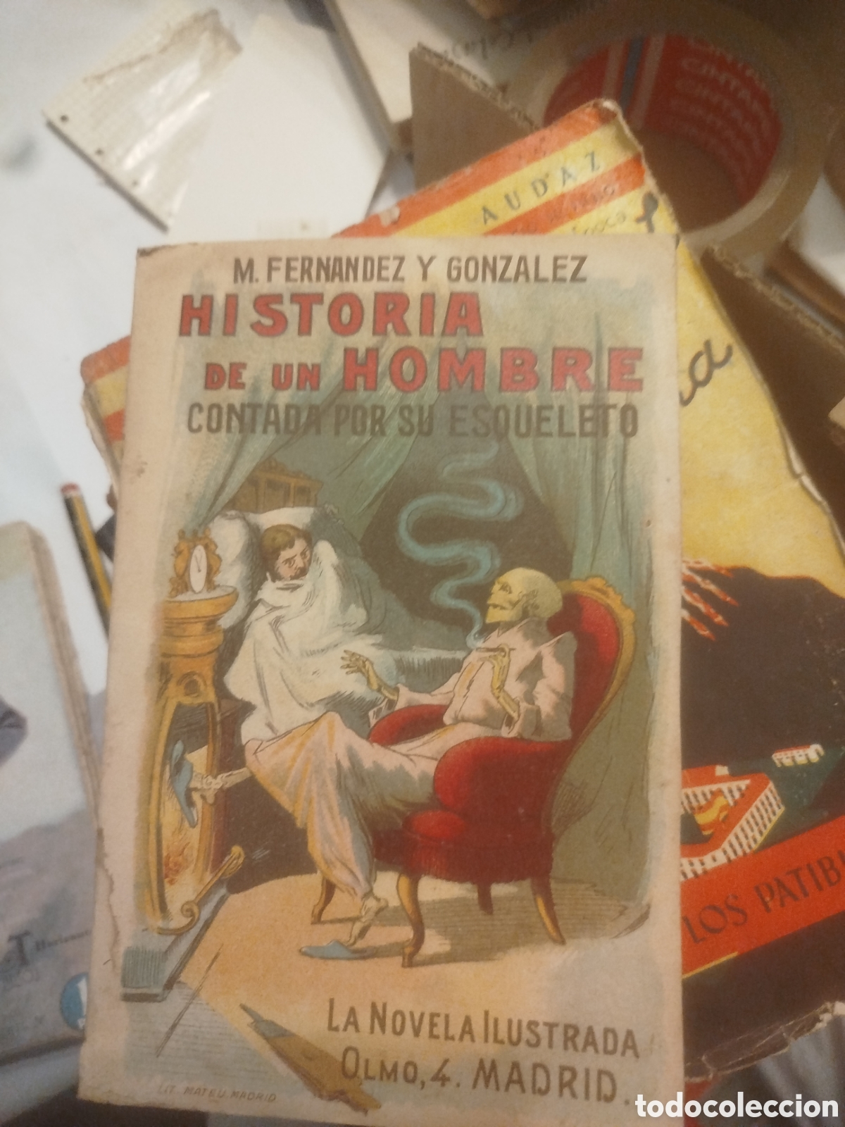 Libros antiguos: La historia de un hombre contada por su esqueleto M. FERN&Aacute;NDEZ Y GONZ&Aacute;LEZ