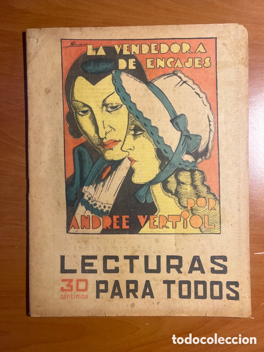Libros antiguos: LA VENDEDORA DE ENCAJES, N&Uacute;MERO 107, (LECTURA PARA TODOS)