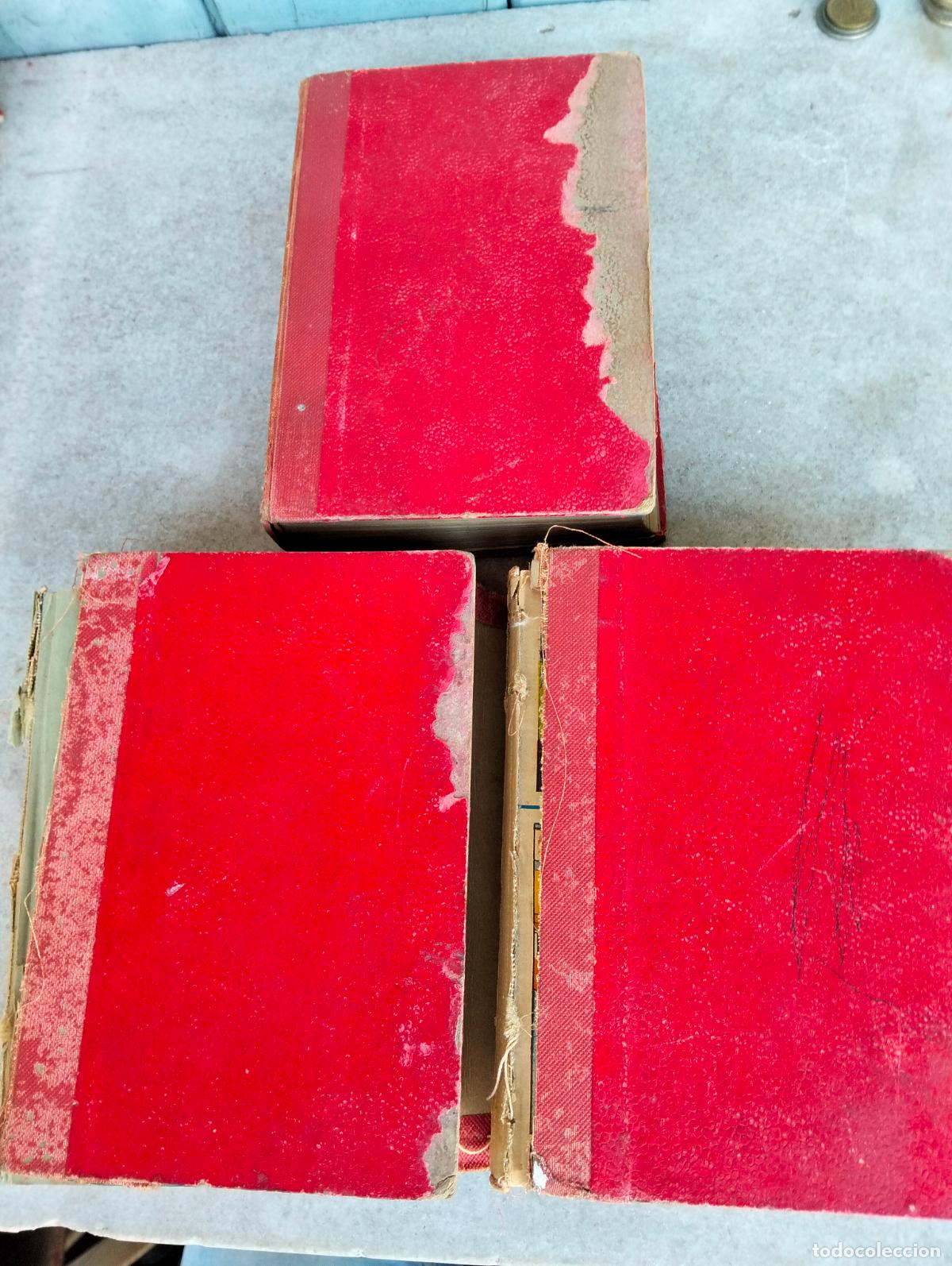 Antiquarische B&uuml;cher: Lote 3 libros colecci&oacute;n biblioteca p&aacute;ginas vividas Jos&eacute; M&ordf; Folch y Torres de revistas antiguas