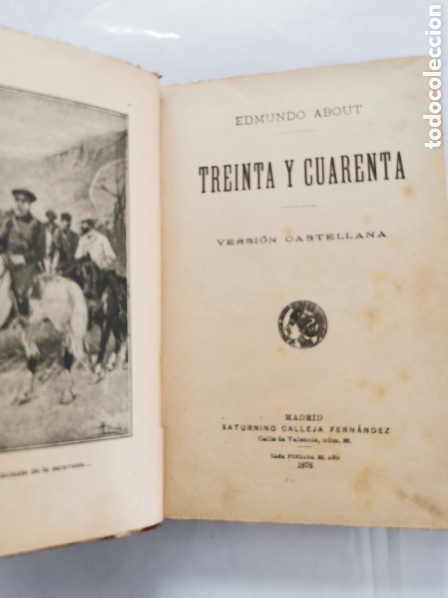 Libros antiguos: El treinta y cuarenta - Foto 2