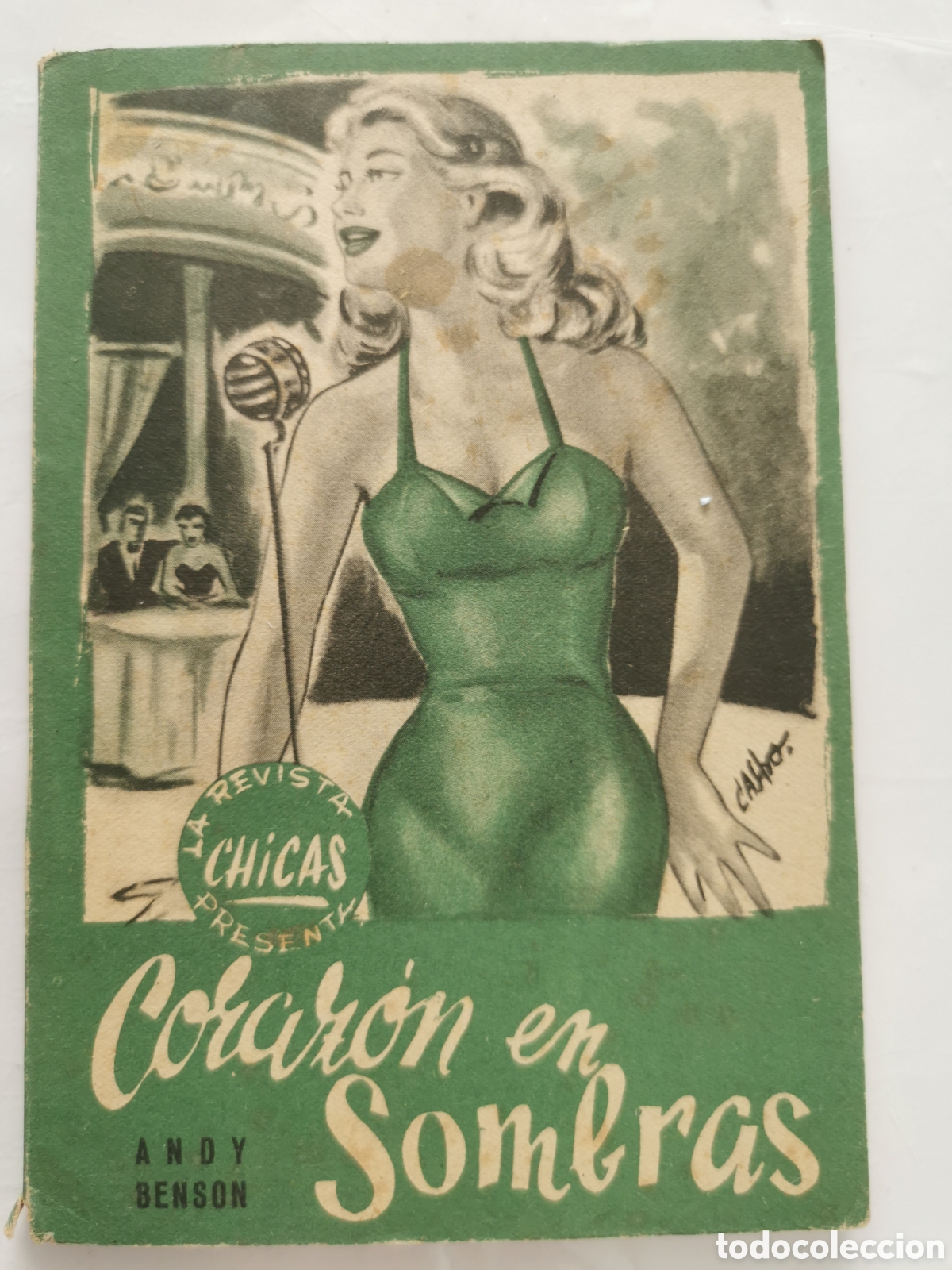 Libros antiguos: La revista chicas. Coraz&oacute;n en sombras