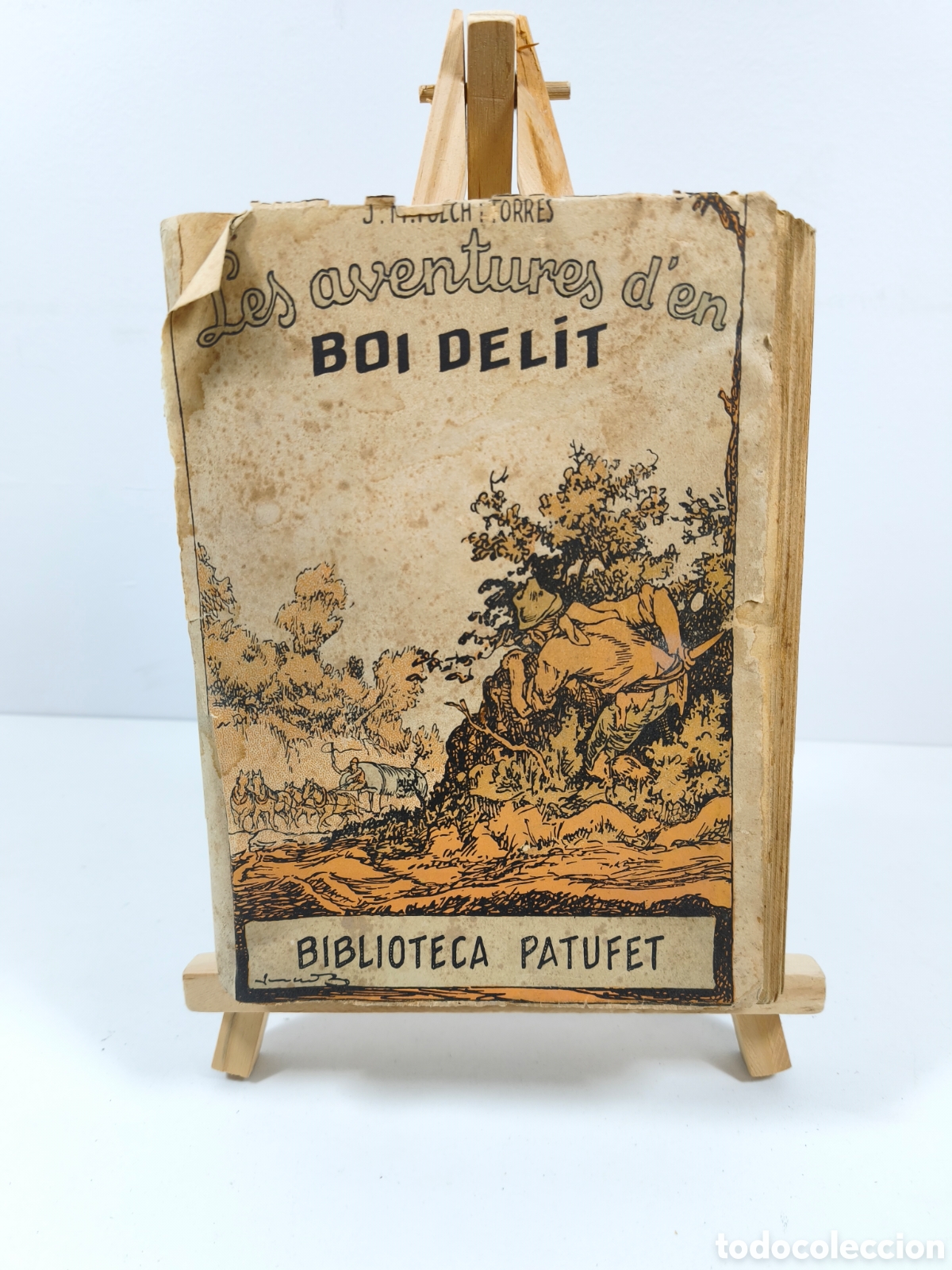 Libros antiguos: Les aventures d'en Boi Delit J.M. Folch i Torres biblioteca Patufet a&ntilde;o 1927