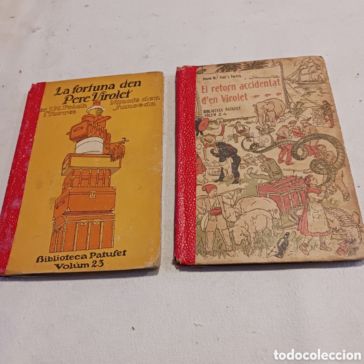 Libros antiguos: La fortuna den Pere Virolet y El retorno accidental den Pere Virolet