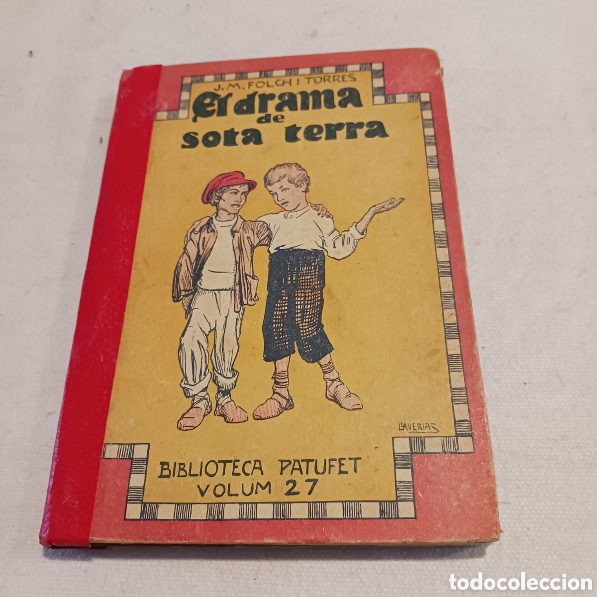 Libros antiguos: El drama sota terra de J.M.Folch y Torres