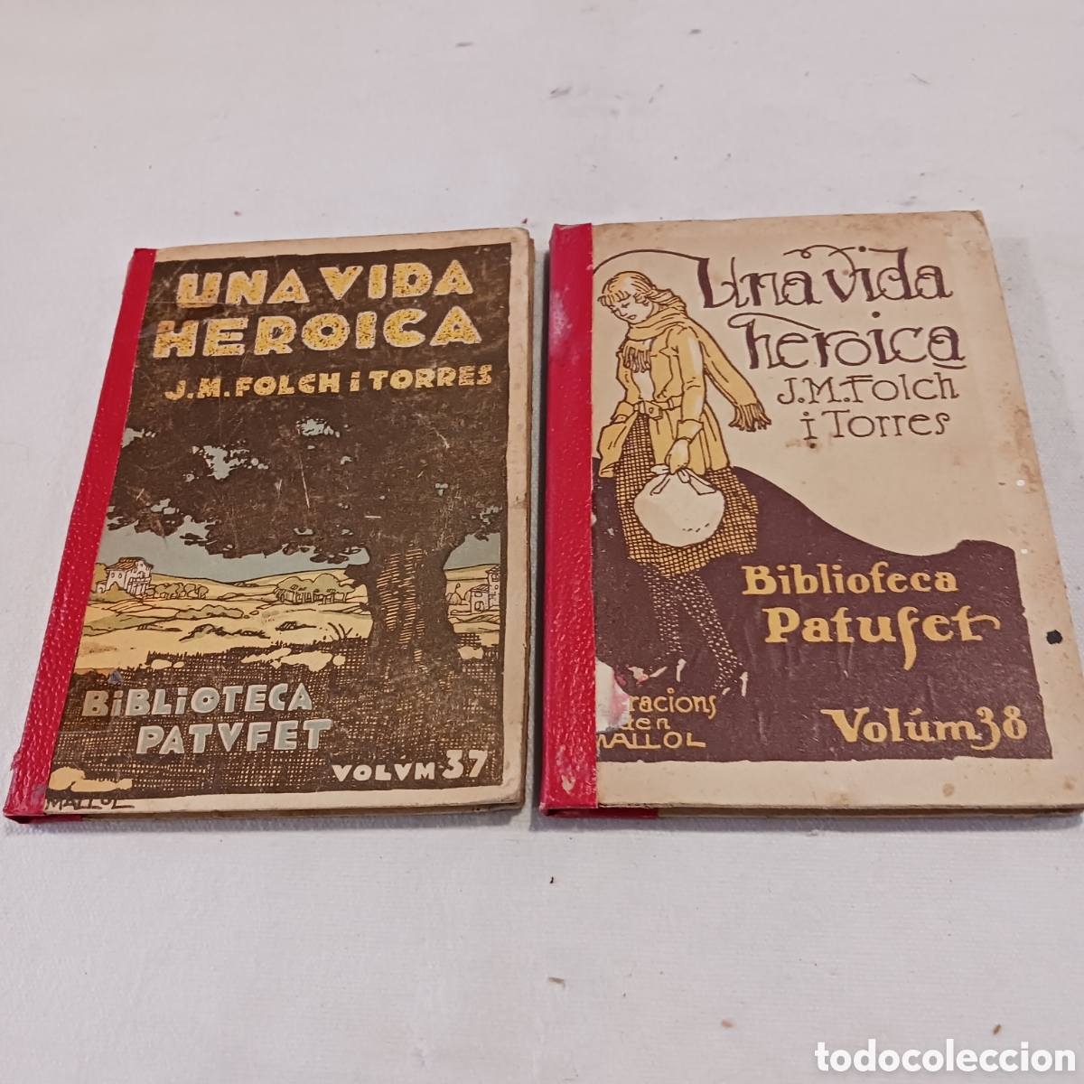 Libros antiguos: Una Vida Heroica de J.M.Folch i Torres