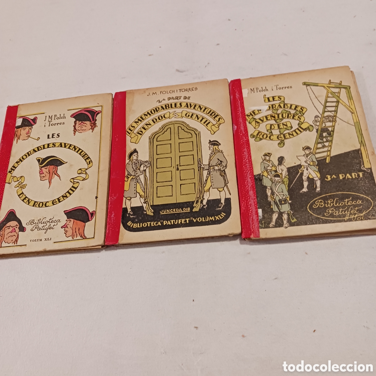 Libros antiguos: Les Memorables Aventures d'En Roc Gentil de JM.Folch i Torres