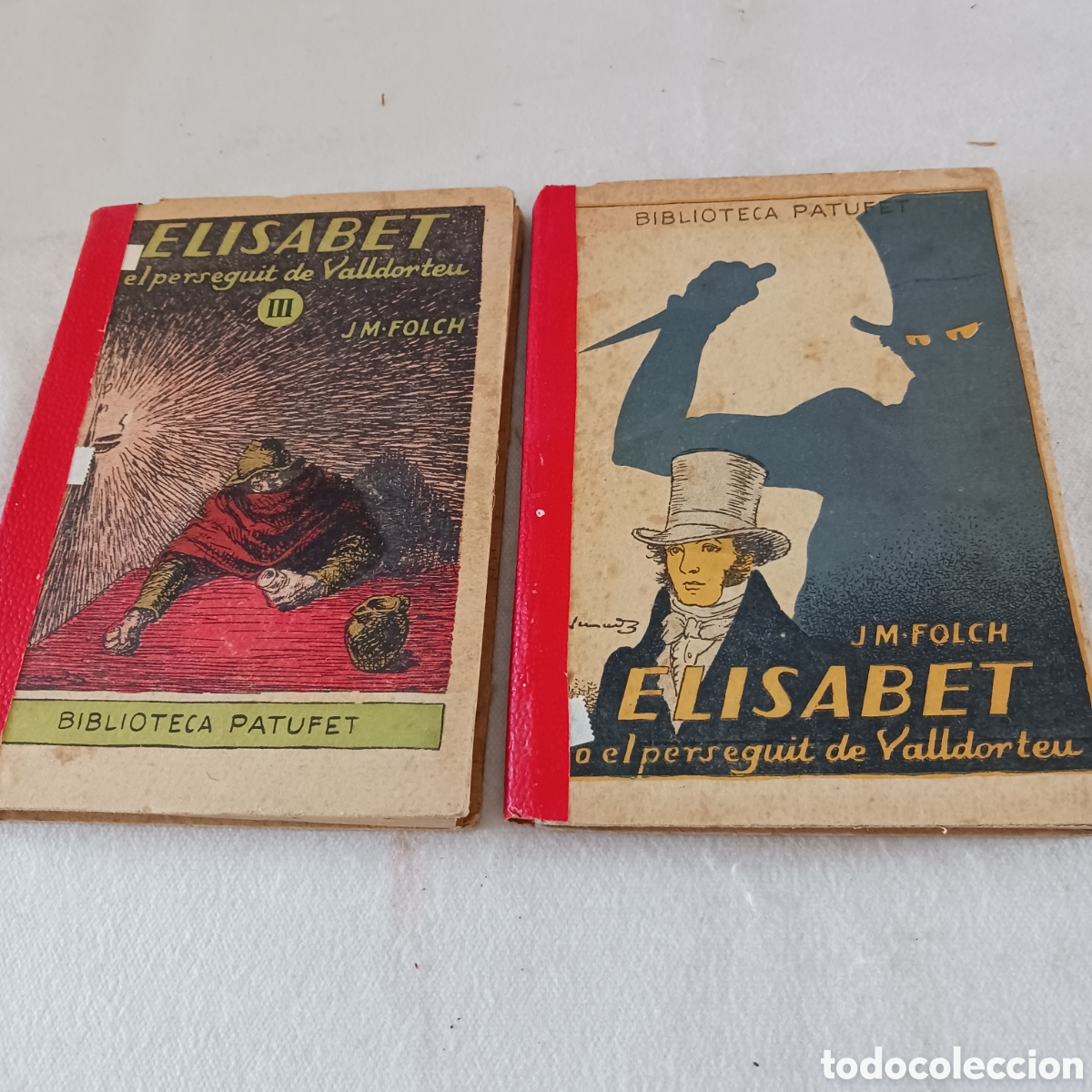 Libros antiguos: Elisabeth o el perseguit de Valldorteu I y III part