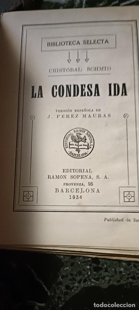 Libros antiguos: La condesa Ida.C Schmid - Foto 4