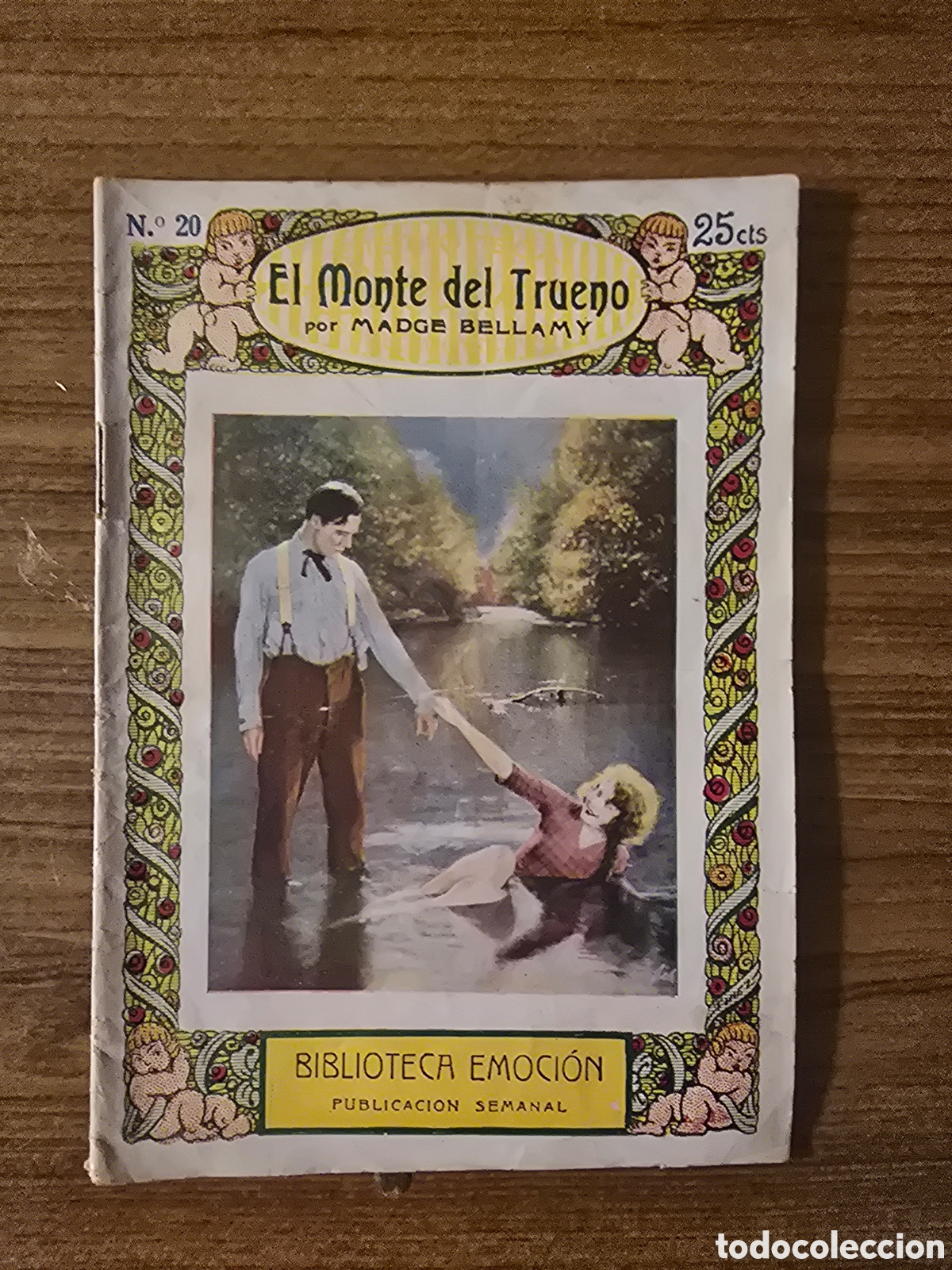 Libros antiguos: BIBLIOTECA EMOCION,EL MONTE DEL TRUENO,NUMERO 20,(HISPANO FOX FILM)