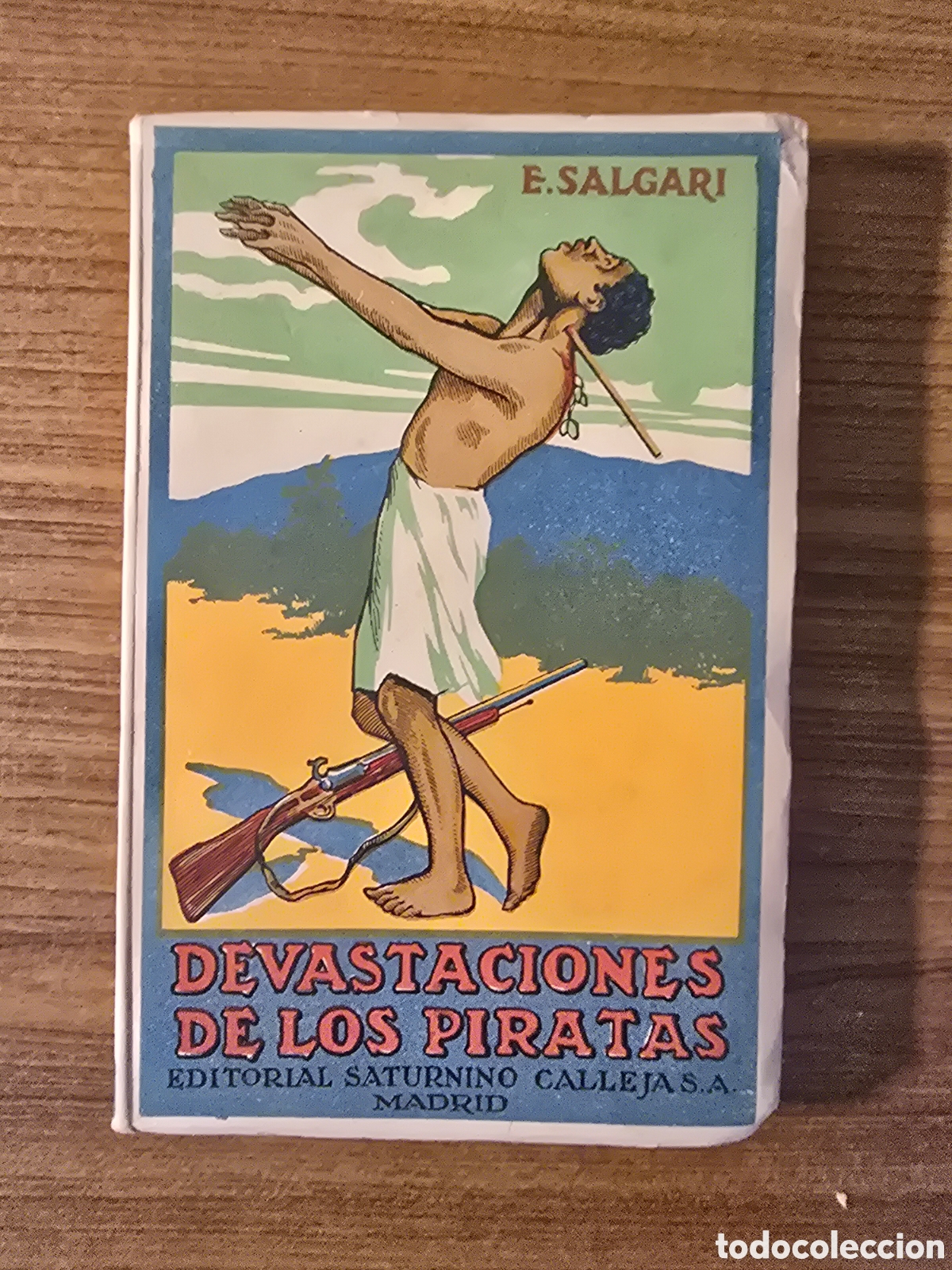 Libros antiguos: DEVASTACIONES DE LOS PIRATAS,EMILIO SALGARI,(SATURNINO CALLEJA)