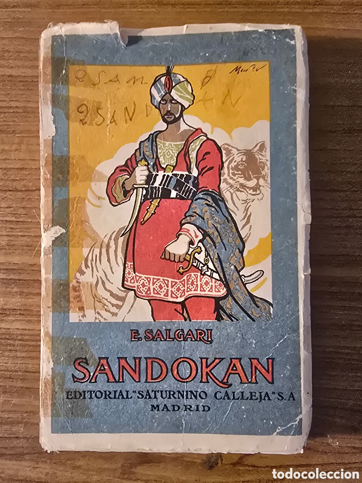 Libros antiguos: SANDOKAN,EMILIO SALGARI,(SATURNINO CALLEJA)