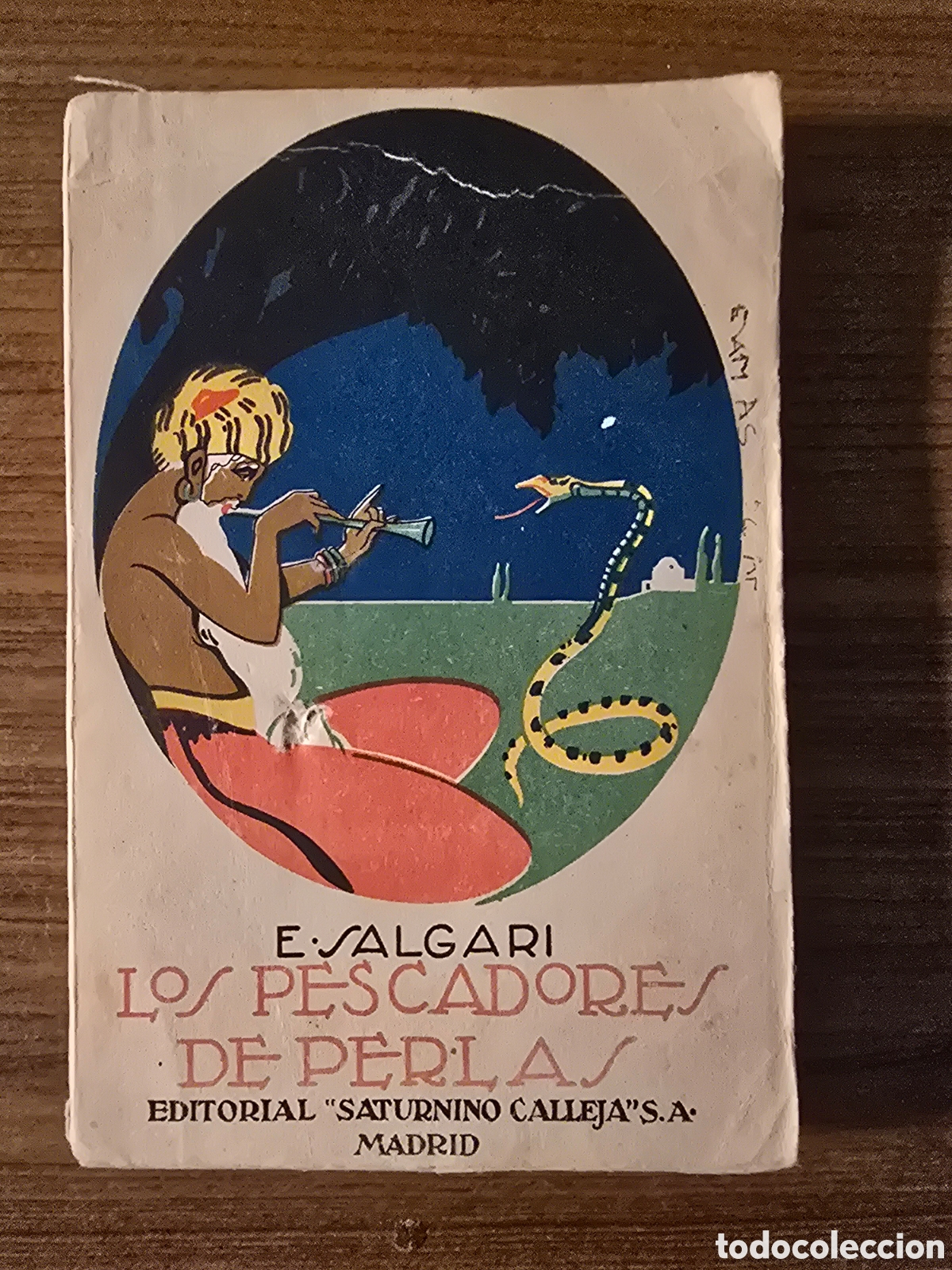 Libros antiguos: LOS PESCADORES DE PERLAS,EMILIO SALGARI,(SATURNINO CALLEJA)