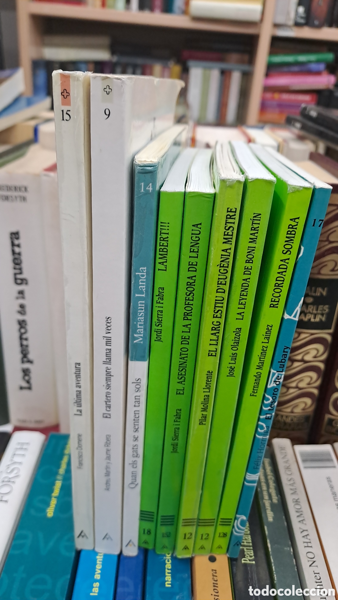 Libros antiguos: Lote 9 libros anaya desde 12 a&ntilde;os