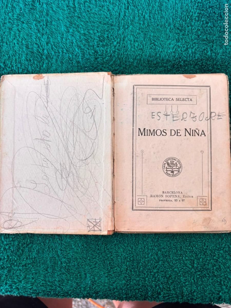 Libros antiguos: Mimos de ni&ntilde;a - Ram&oacute;n Sopena - Foto 4