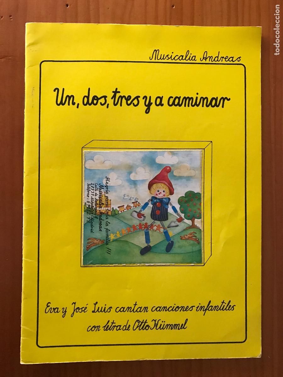 Libros antiguos: Un, dos, tres y a caminar. Musicalia Andreas. M&oacute;stoles