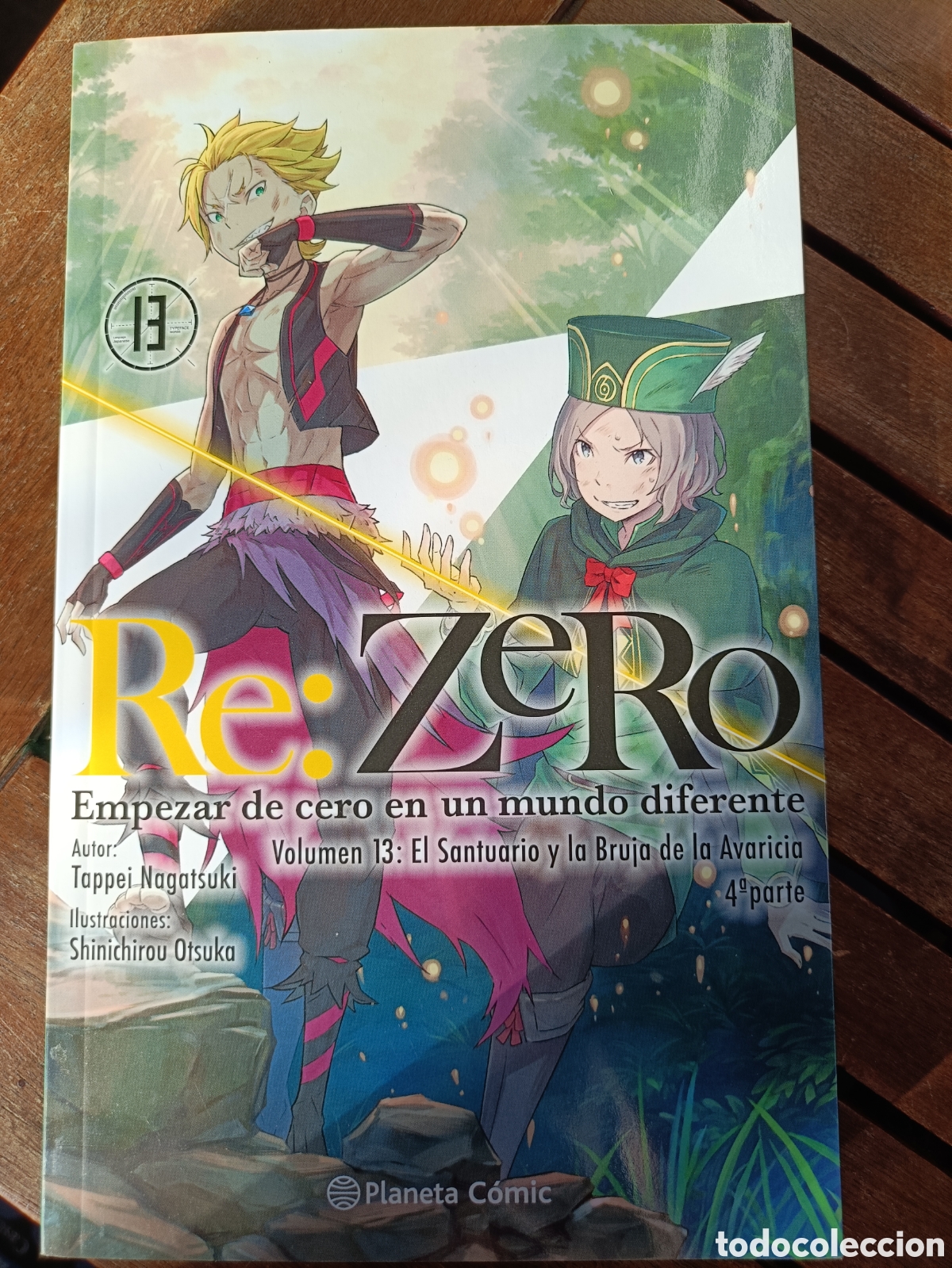 Libros antiguos: Re: Zero Volumen 13: El santuario y la bruja de la avaricia. Editorial Planeta C&oacute;mics, Novela