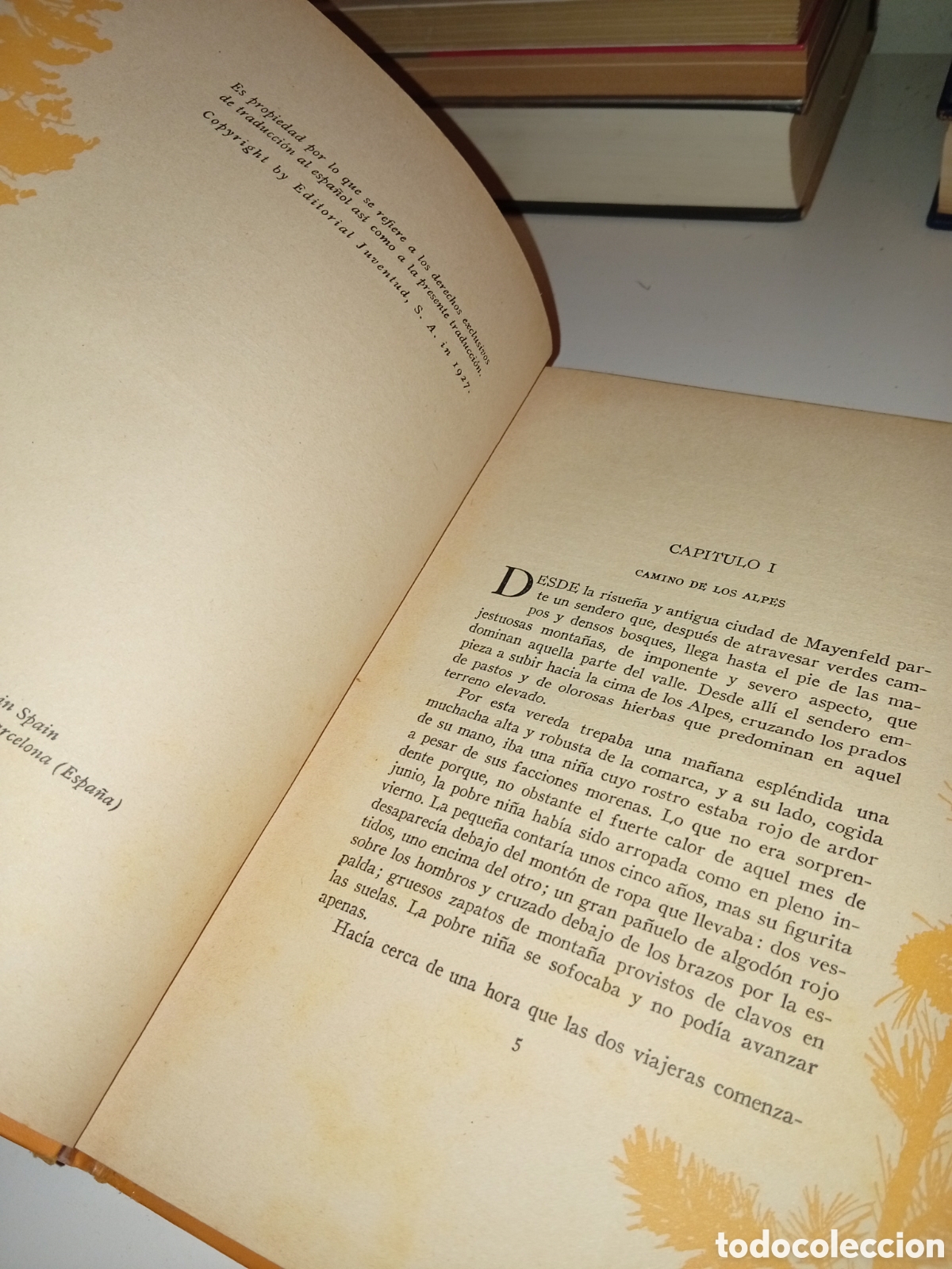Libros antiguos: Heidi. Primera edici&oacute;n, 1927 - Foto 8