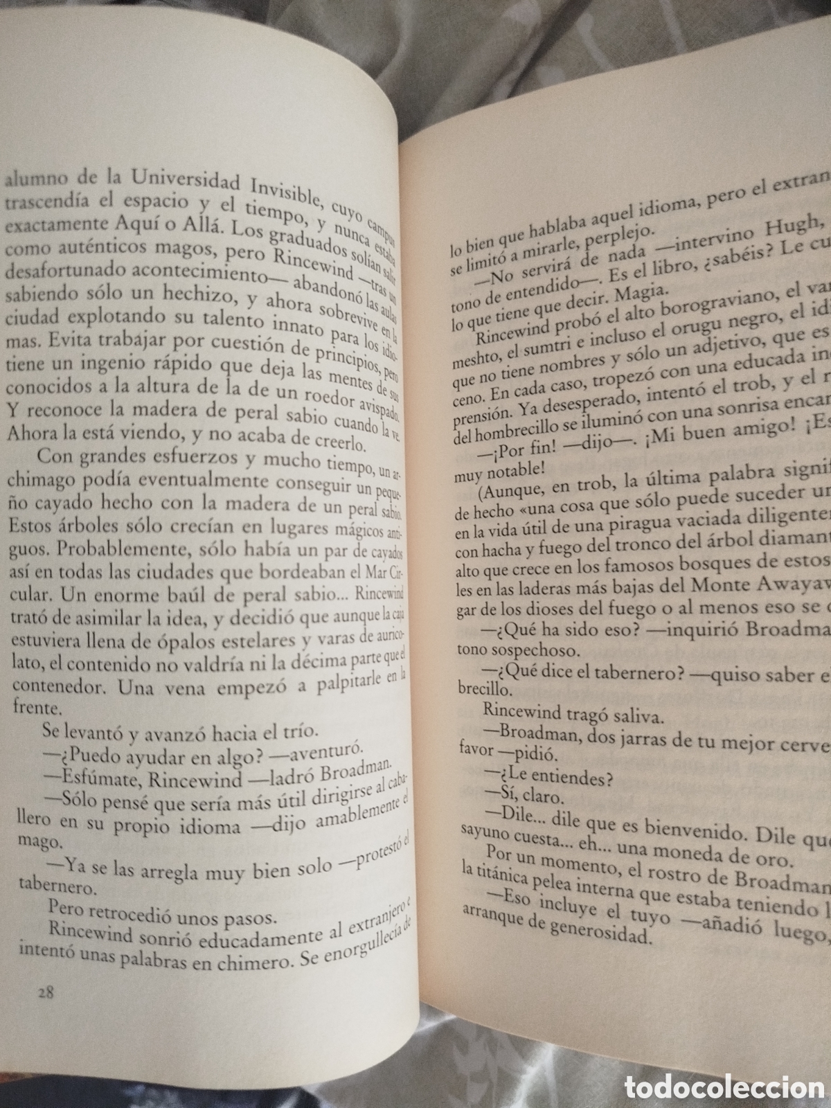 Libros antiguos: El color de la magia de Terry pratchett - Foto 3