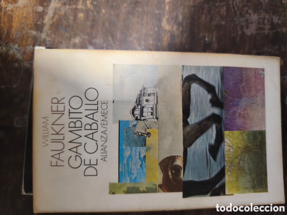 Libros antiguos: WlliamFaulkner Gambito de caballo alianza emece