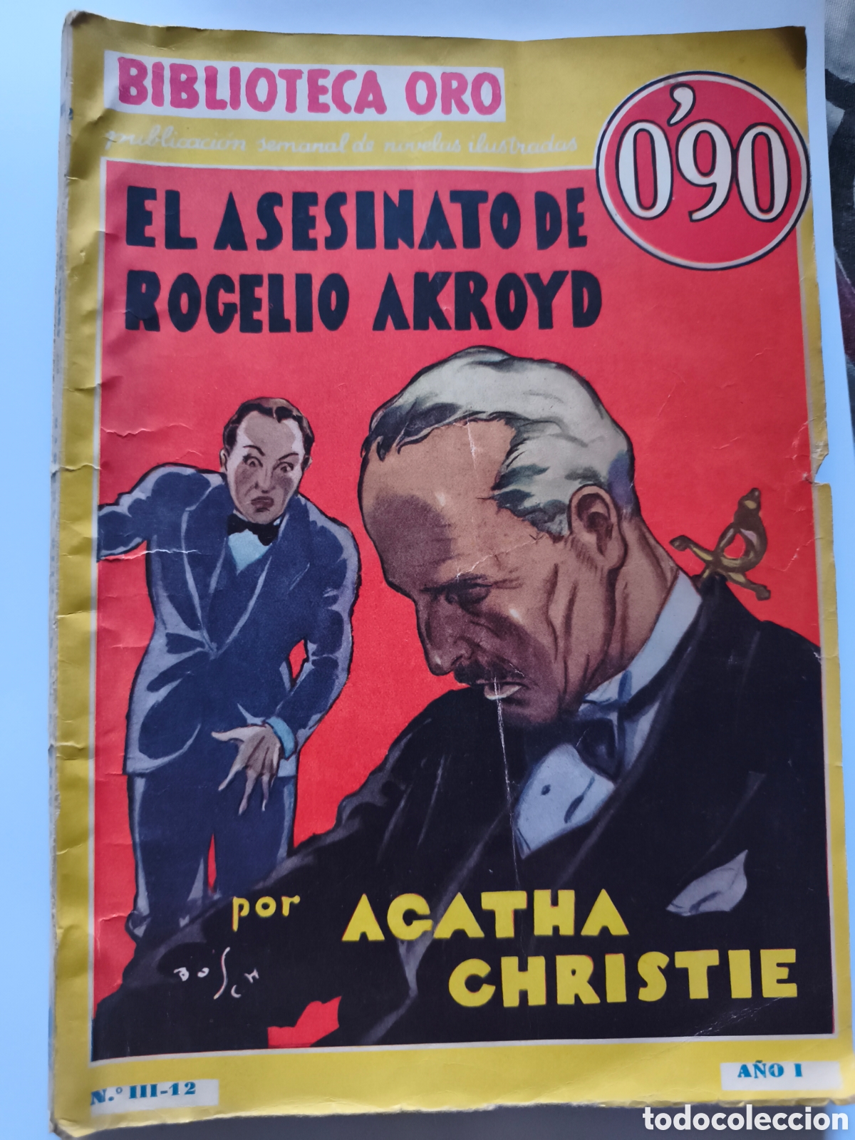 Libros antiguos: BIBLIOTECA ORO . NIII-12 A&Ntilde;O I 7JULIO 1934