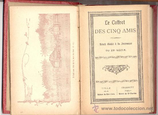 Libros antiguos: LE COFFRET DES CINQ AMIS - Foto 1