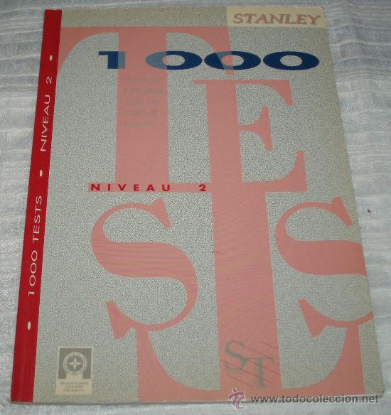Libros antiguos: mil test niveau 2 en frances - Foto 1