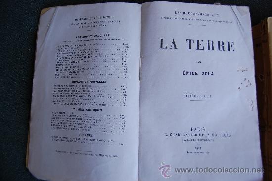 Libros antiguos: LA DEBACLE y LA TERRE - Foto 2