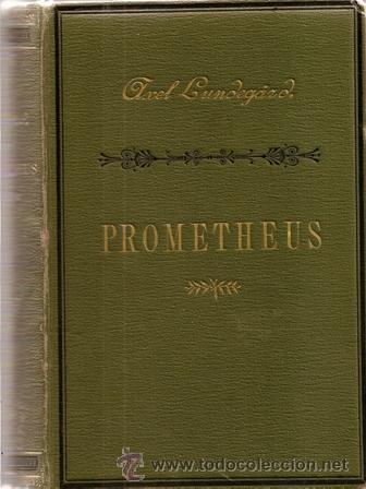 Libros antiguos: Prometheus, Axel Lundegard - Foto 1