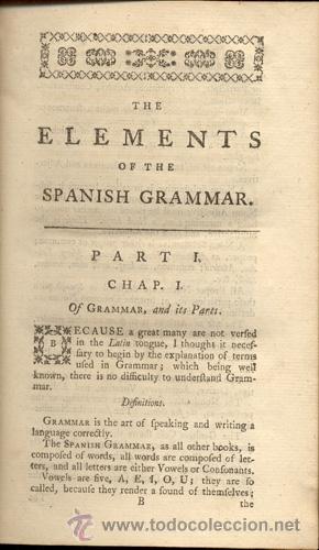Libros antiguos: SPANISH GRAMMAR &ndash; A&Ntilde;O 1777 - Foto 6