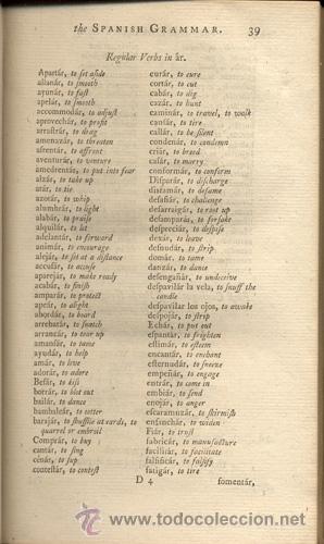 Libros antiguos: SPANISH GRAMMAR &ndash; A&Ntilde;O 1777 - Foto 8