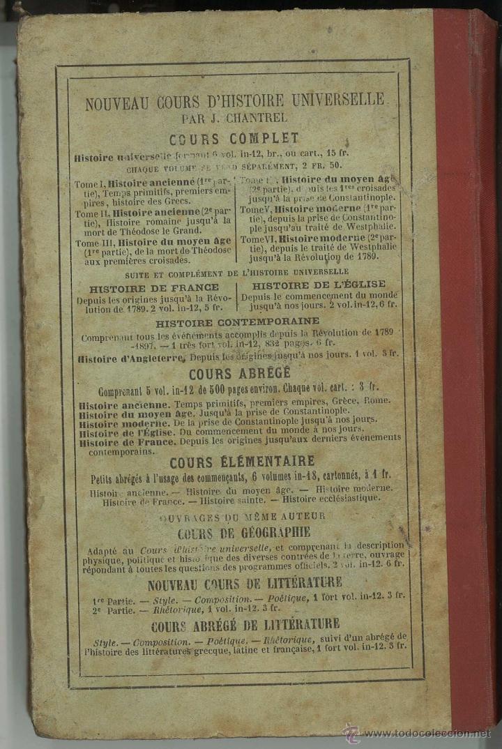 Libros antiguos: Histoire dAngleterre. Par&iacute;s. A&ntilde;o 1900. - Foto 3
