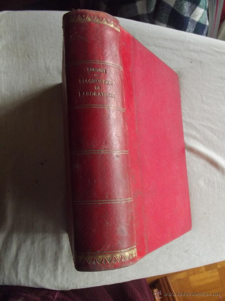 Libros antiguos: DIAGNOSTICS DE LABORATOIRE / SERGENT - Foto 1