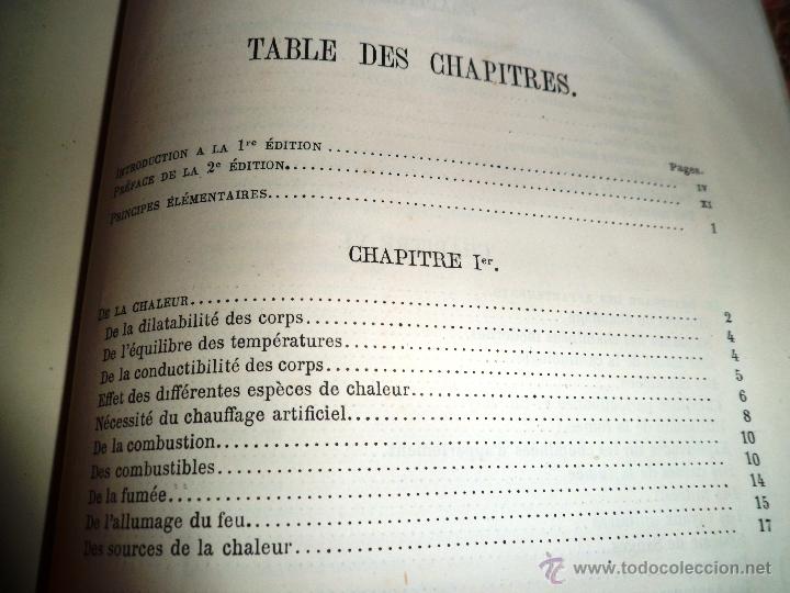 Libros antiguos: TRAIT&Eacute; DU CHAUFFAGE - JOLY - Foto 2