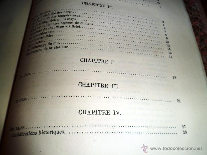 Libros antiguos: TRAIT&Eacute; DU CHAUFFAGE - JOLY - Foto 3