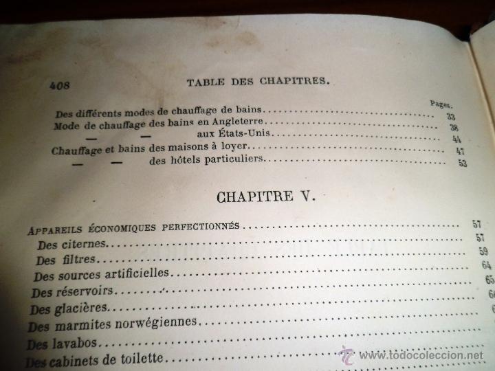 Libros antiguos: TRAIT&Eacute; DU CHAUFFAGE - JOLY - Foto 4