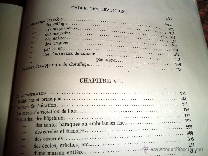 Libros antiguos: TRAIT&Eacute; DU CHAUFFAGE - JOLY - Foto 6