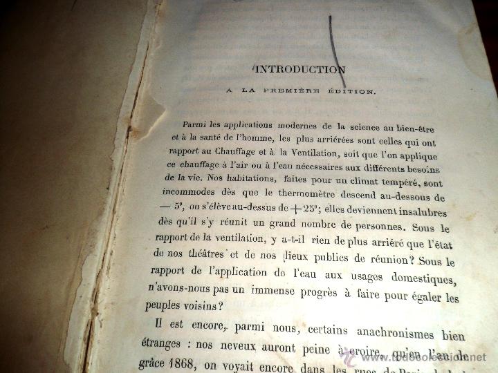 Libros antiguos: TRAIT&Eacute; DU CHAUFFAGE - JOLY - Foto 12