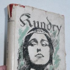 Libros antiguos: KUNDRY, DIE GESCHICHTE EINER LEIDENSCHAFT, VON RICHARD VOSS (J. ENGELHORNS ROMAN-BIBLIOTHEK, 1920)