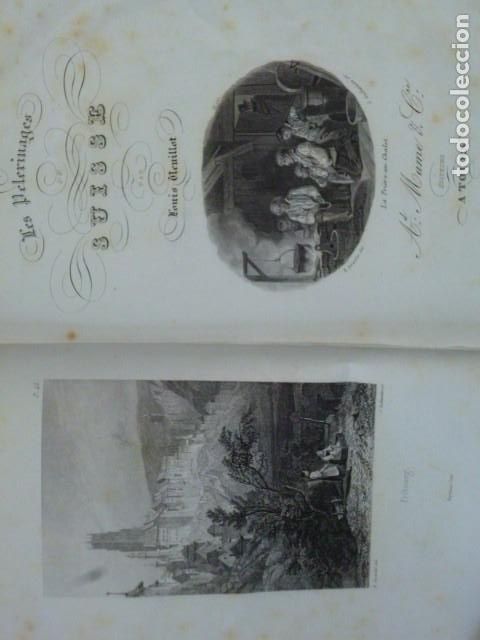Livros antigos: LES P&Egrave;LERINAGES DE SUISSE (1873)