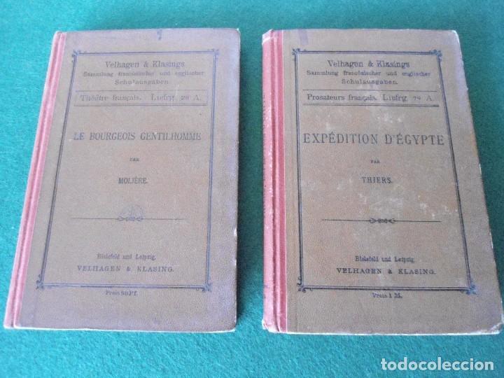 Libros antiguos: DOS PEQUE&Ntilde;OS LIBROS EN FRANCES - Foto 1