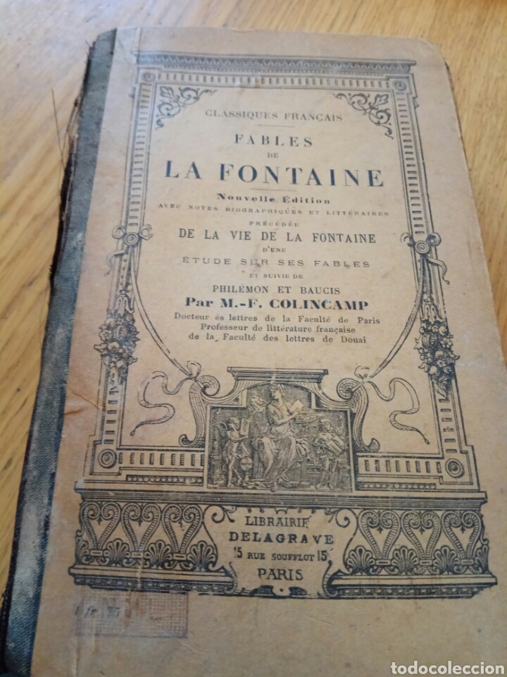 Libros antiguos: Fables de LA FONTAINE 1919 - Foto 1