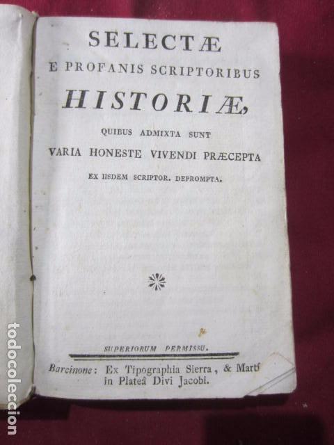 Libros antiguos: SELECTAE E PROPFANIS SCRIPTORIBUS HISTORIAE - Foto 2