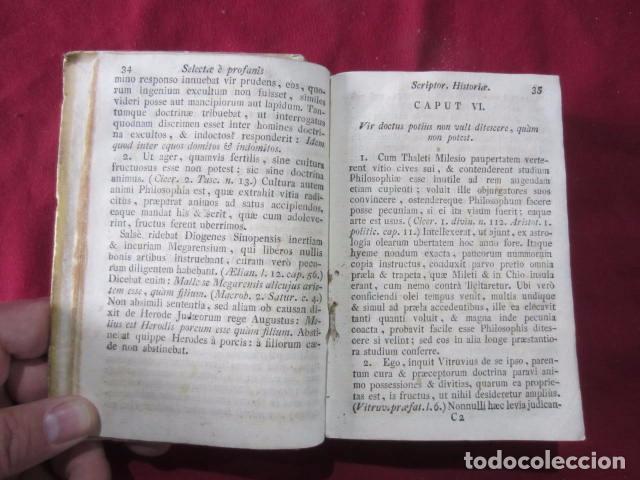 Libros antiguos: SELECTAE E PROPFANIS SCRIPTORIBUS HISTORIAE - Foto 4