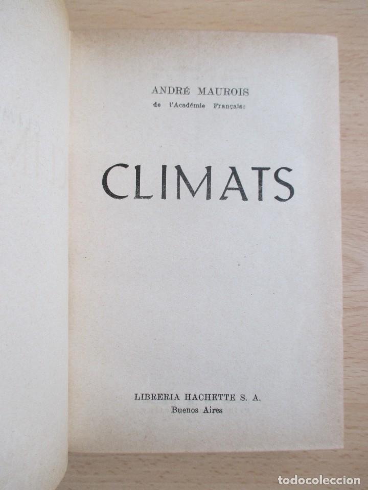 Libros antiguos: Climats, de Andr&eacute; Maurois - Foto 3