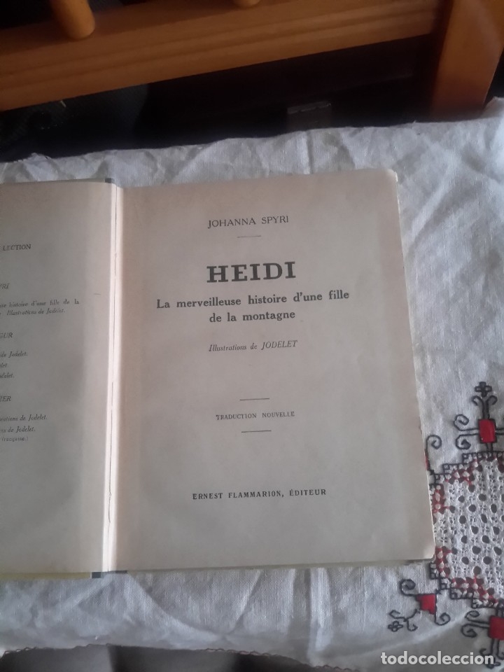 Libros antiguos: Cuento de Heidi de 1935 en frances - Foto 2