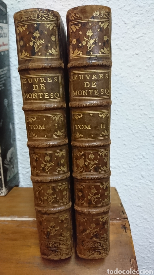 Libros antiguos: MONTESQUIEU 2 tomos - Foto 1
