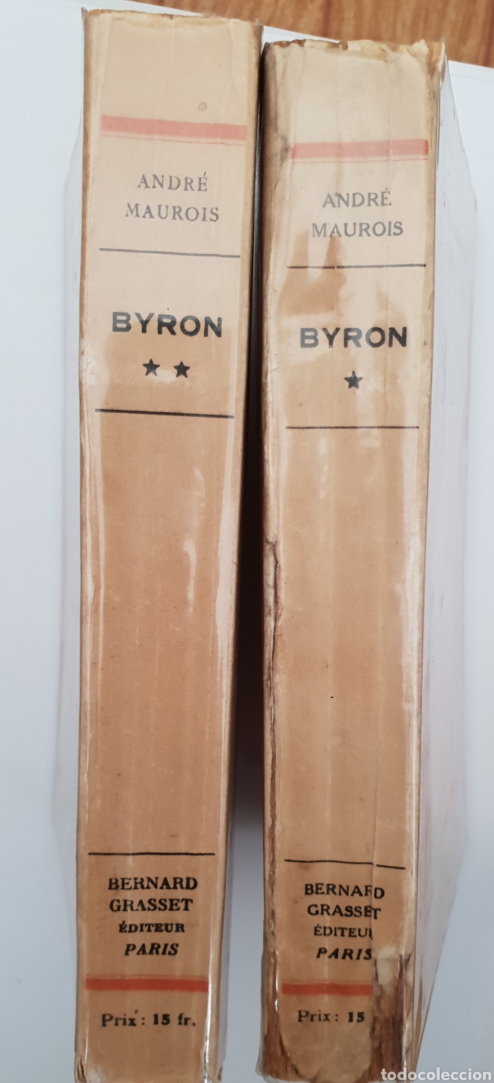 Libros antiguos: Byron. Andr&eacute; Maurois. 2 Tomos - Foto 3