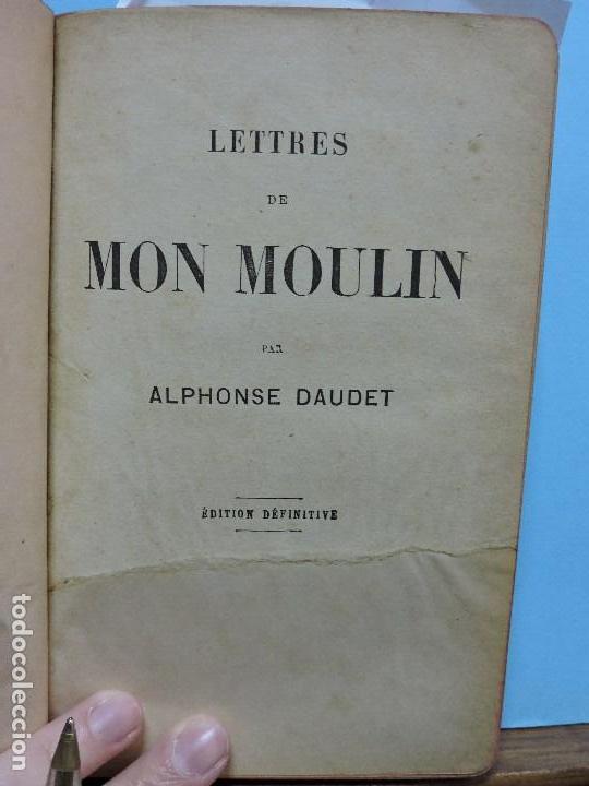 Libros antiguos: Lettres de mon Moulin. DAUDET, Alphonse. - Foto 1