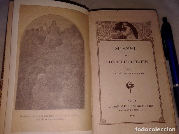 Libros antiguos: MISSEL DE LES BEATITUDES, 1920, EN FRANCES, B5 - Foto 2