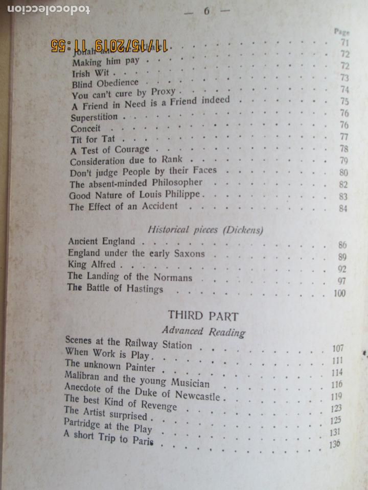 Libros antiguos: BERLITZ - METHOD FOR TEACHING MODERN LANGUAGES - ENGLISH PART - SECOND BOOK - 1929 - Foto 2
